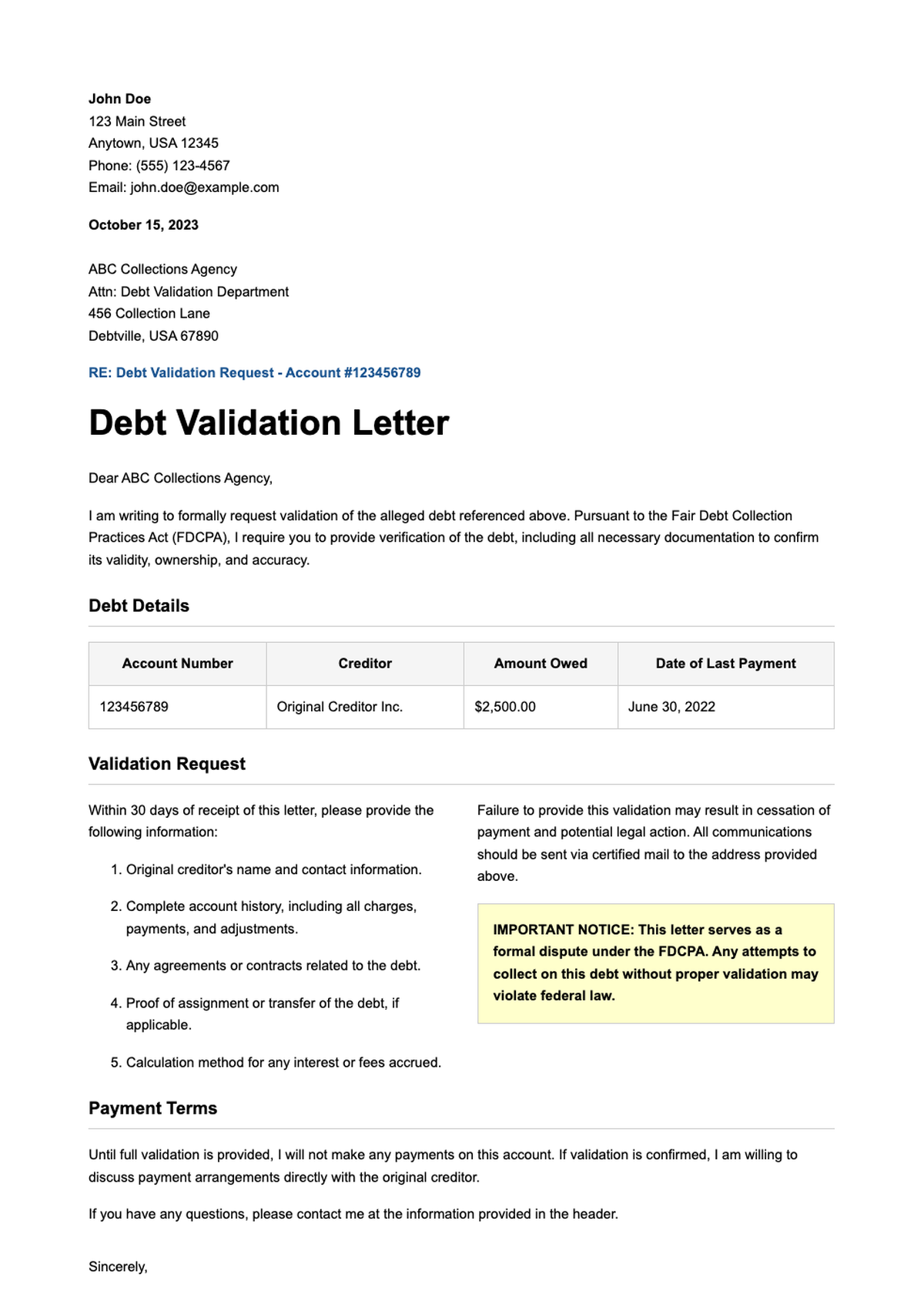 Infographic tips for sending a Pay for Delete letter with step by step guidance and visual_variant_3